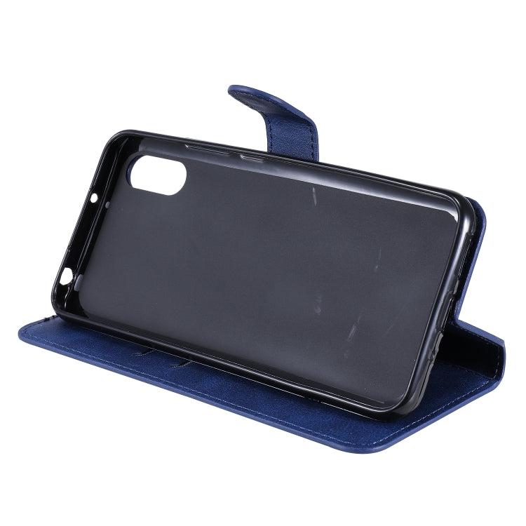 For Xiaomi Redmi 9A Classic Calf Texture PU + TPU Horizontal Flip Leather Case, with Holder & Card Slots & Wallet