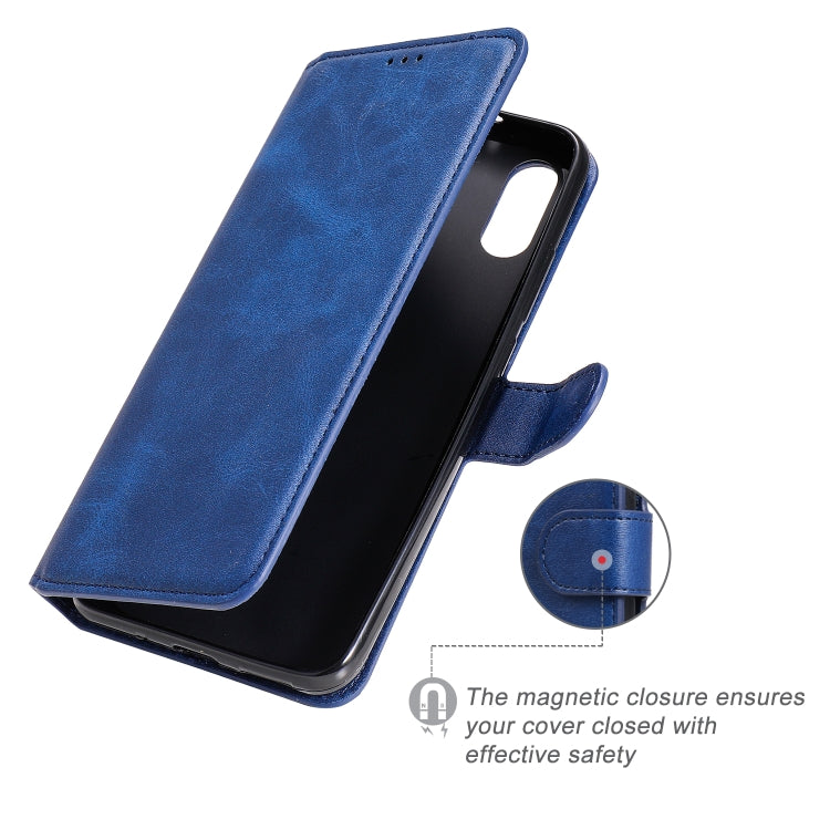 For Xiaomi Redmi 9A Classic Calf Texture PU + TPU Horizontal Flip Leather Case, with Holder & Card Slots & Wallet