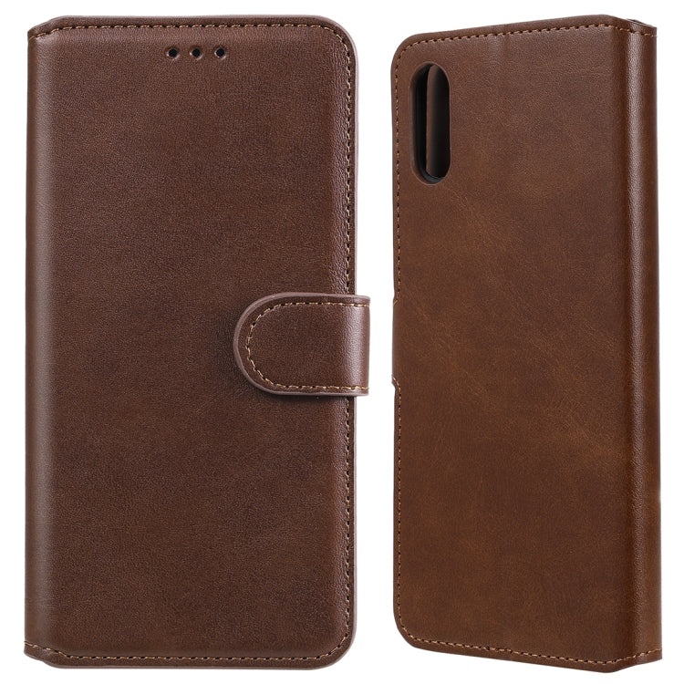 For Xiaomi Redmi 9A Classic Calf Texture PU + TPU Horizontal Flip Leather Case, with Holder & Card Slots & Wallet