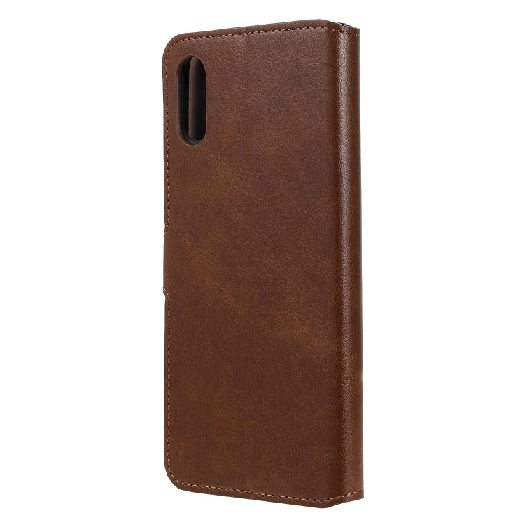 For Xiaomi Redmi 9A Classic Calf Texture PU + TPU Horizontal Flip Leather Case, with Holder & Card Slots & Wallet