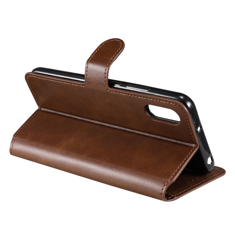 For Xiaomi Redmi 9A Classic Calf Texture PU + TPU Horizontal Flip Leather Case, with Holder & Card Slots & Wallet