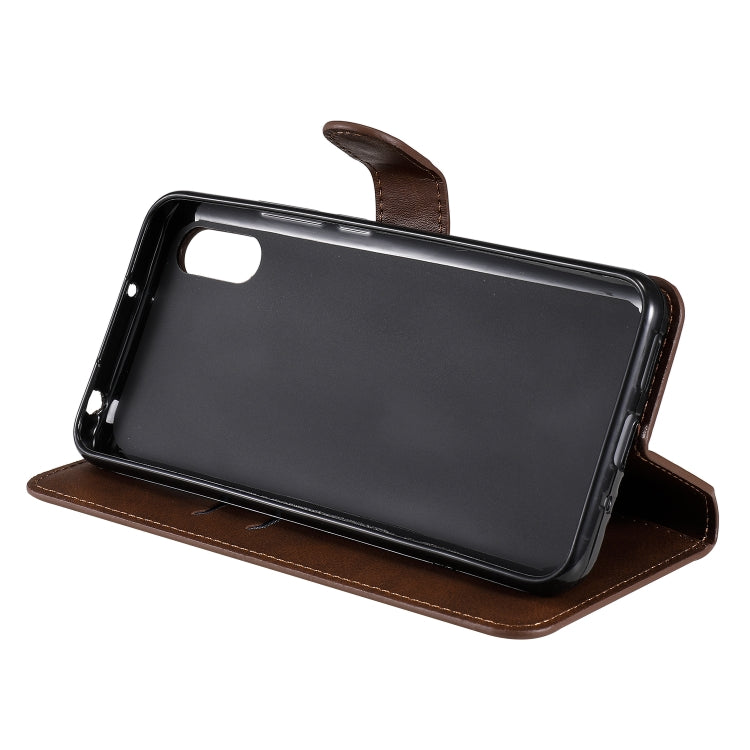 For Xiaomi Redmi 9A Classic Calf Texture PU + TPU Horizontal Flip Leather Case, with Holder & Card Slots & Wallet