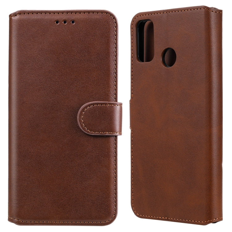 For Huawei Honor 9X Lite Classic Calf Texture PU + TPU Horizontal Flip Leather Case, with Holder & Card Slots & Wallet