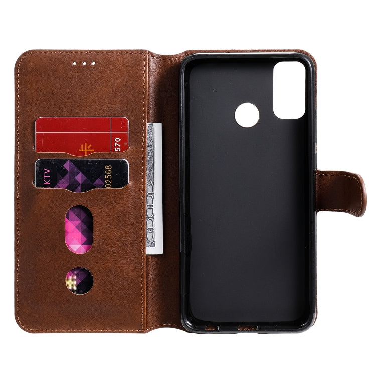 For Huawei Honor 9X Lite Classic Calf Texture PU + TPU Horizontal Flip Leather Case, with Holder & Card Slots & Wallet