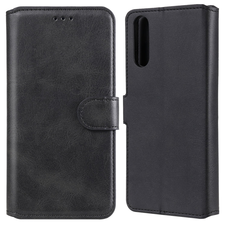 For Sony Xperia 10 II Classic Calf Texture PU + TPU Horizontal Flip Leather Case, with Holder & Card Slots & Wallet