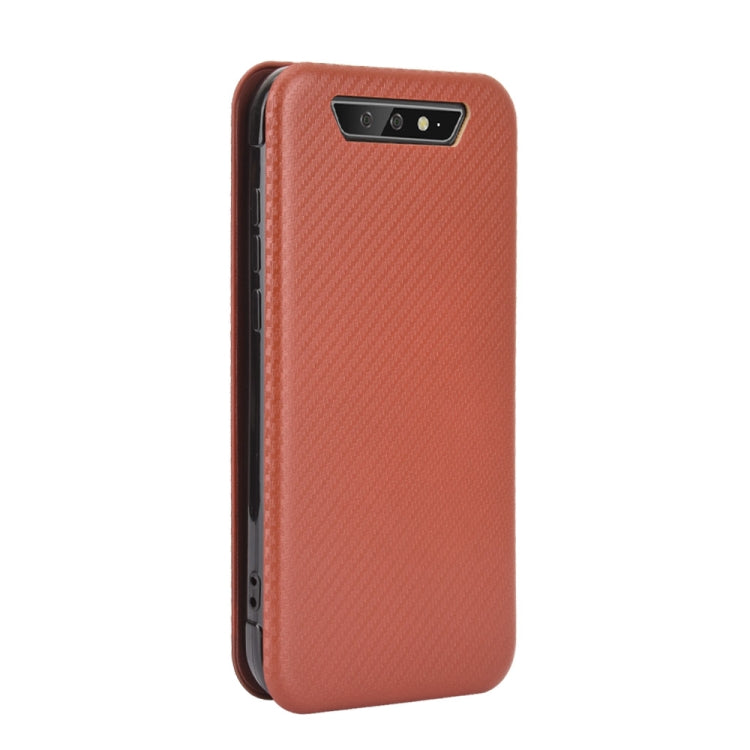 For Blackview BV5500 / BV5500 Pro / BV5500 Plus Carbon Fiber Texture Horizontal Flip TPU + PC + PU Leather Case with Card Slot
