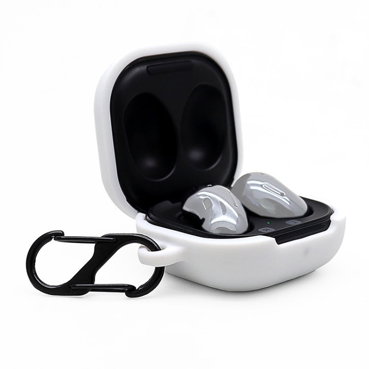 For Samsung Galaxy Buds Live Anti-fall Silicone Earphone Protective Case with Hook