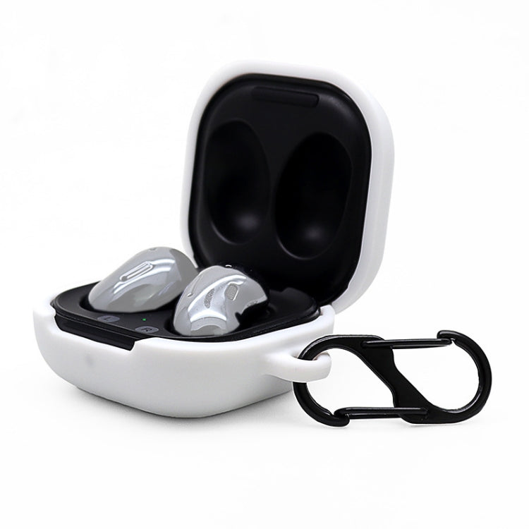 For Samsung Galaxy Buds Live Anti-fall Silicone Earphone Protective Case with Hook