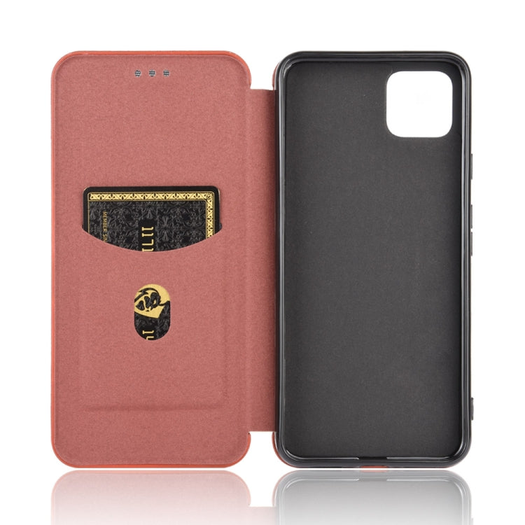 For Google Pixel 4 XL Carbon Fiber Texture Horizontal Flip TPU + PC + PU Leather Case with Card Slot