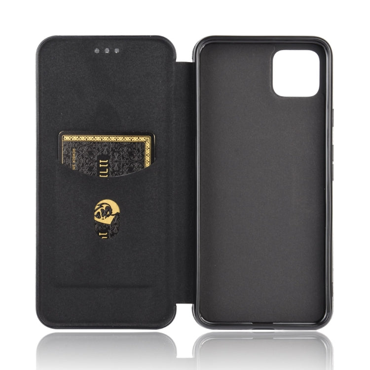 For Google Pixel 4 Carbon Fiber Texture Horizontal Flip TPU + PC + PU Leather Case with Card Slot