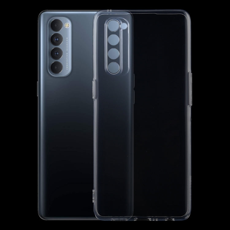 For OPPO Reno4 Pro 5G 0.75mm Ultra-thin Transparent TPU Soft Protective Case