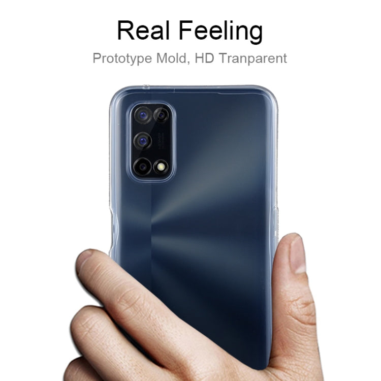 For OPPO Realme V5 5G 0.75mm Ultra-thin Transparent TPU Soft Protective Case