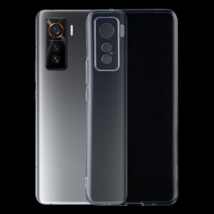 For Vivo iQOO 5 5G 0.75mm Ultra-thin Transparent TPU Soft Protective Case