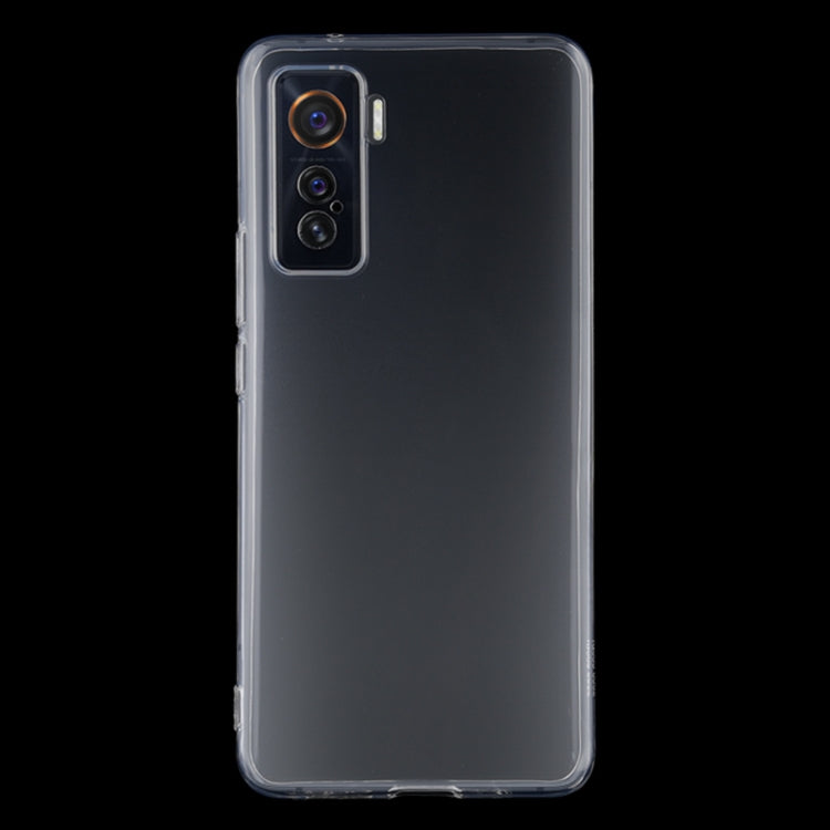 For Vivo iQOO 5 5G 0.75mm Ultra-thin Transparent TPU Soft Protective Case