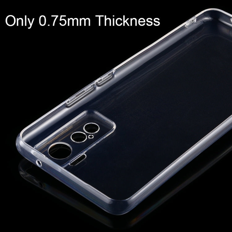 For Vivo iQOO 5 5G 0.75mm Ultra-thin Transparent TPU Soft Protective Case