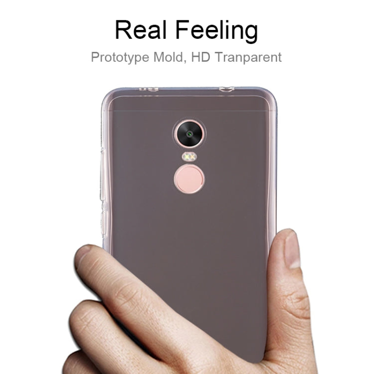 For Xiaomi Redmi Note 4X 0.75mm Ultra-thin Transparent TPU Soft Protective Case