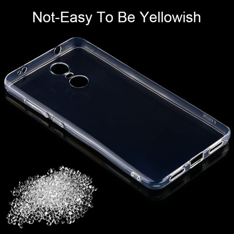 For Xiaomi Redmi Note 4X 0.75mm Ultra-thin Transparent TPU Soft Protective Case