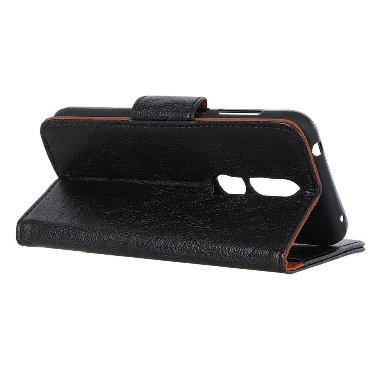 For Sharp Aquos V / SH-C02 Nappa Texture Horizontal Flip Leather Case with Holder & Card Slots & Wallet