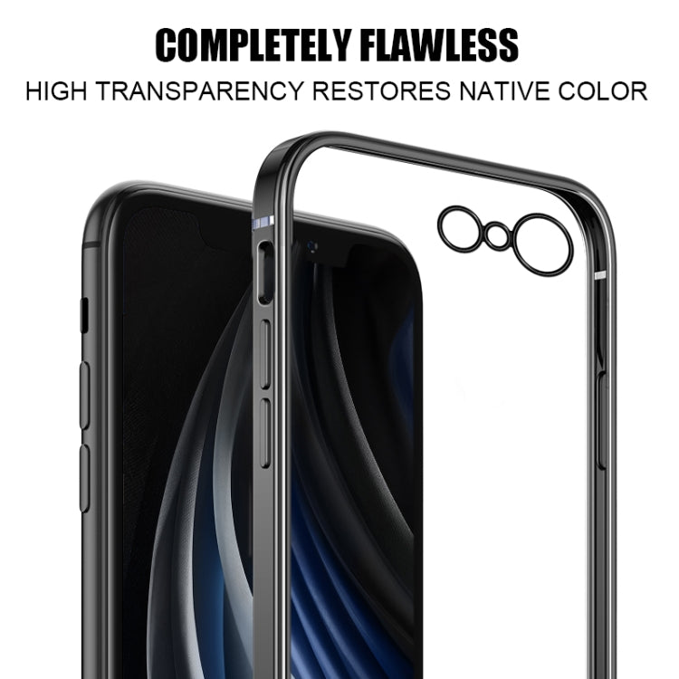 For iPhone SE 2022 / SE 2020 Magic Cube Plating TPU Protective Case