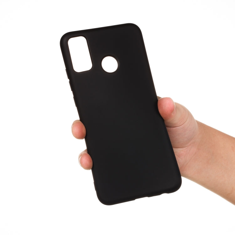 For Huawei Honor 9X Lite Pure Color Liquid Silicone Shockproof Full Coverage Case