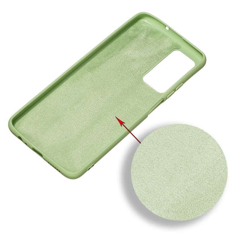 For Huawei Honor Play 4 Pure Color Liquid Silicone Shockproof Full Coverage Case