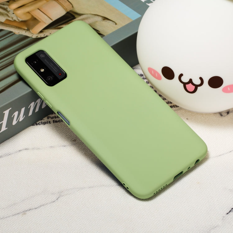 For Huawei Honor X10 Max Pure Color Liquid Silicone Shockproof Full Coverage Case