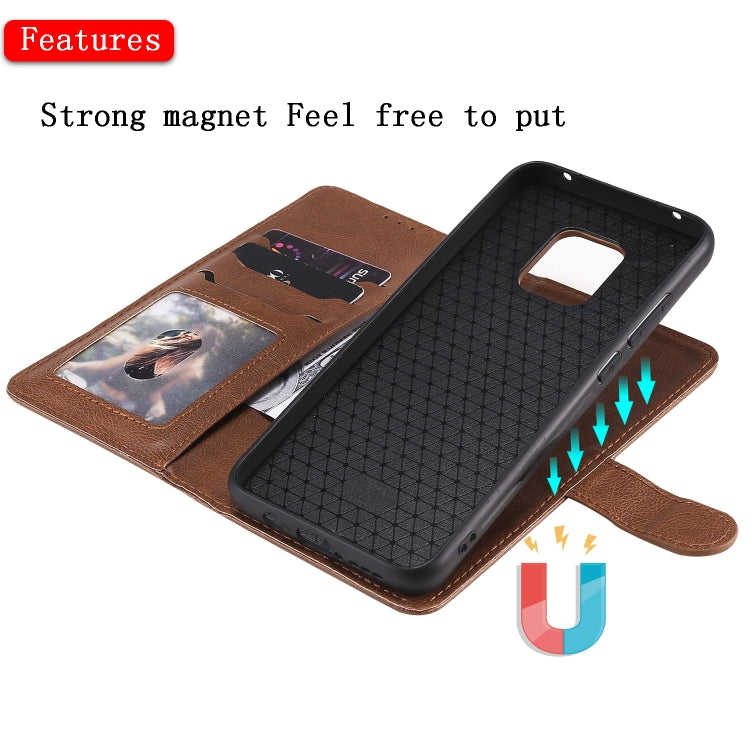 For Xiaomi Redmi 10X 5G / 10X Pro 5G 2 in 1 Solid Color Detachable PU Leather Case with Card Slots & Magnetic Holder & Photo Frame & Wallet & Strap