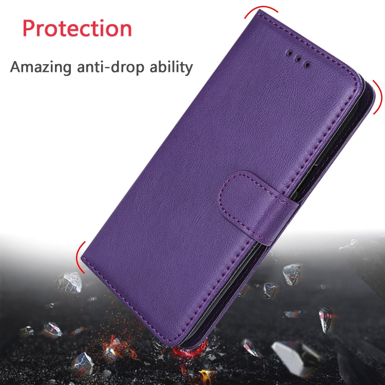 For Xiaomi Redmi 10X 5G / 10X Pro 5G 2 in 1 Solid Color Detachable PU Leather Case with Card Slots & Magnetic Holder & Photo Frame & Wallet & Strap