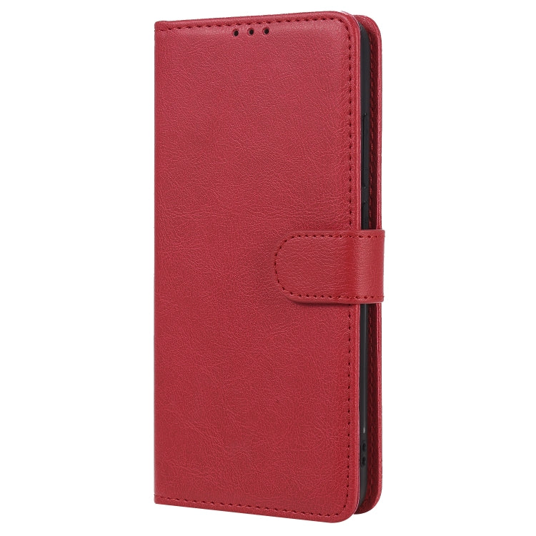 For Xiaomi Redmi 10X 5G / 10X Pro 5G 2 in 1 Solid Color Detachable PU Leather Case with Card Slots & Magnetic Holder & Photo Frame & Wallet & Strap