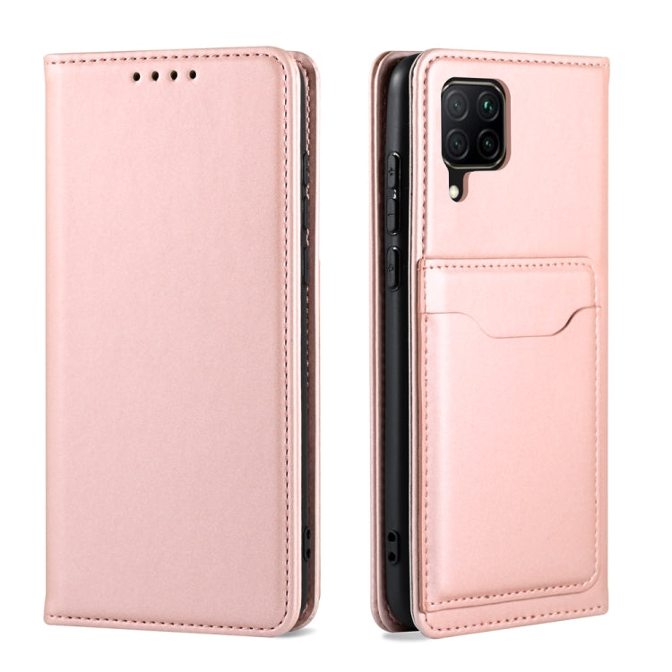 For Huawei P40 Lite Strong Magnetism Liquid Feel Horizontal Flip Leather Case with Holder & Card Slots & Wallet