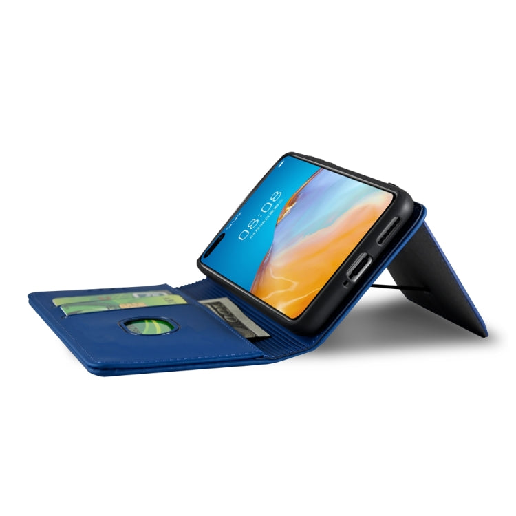 For Huawei P40 Pro Strong Magnetism Liquid Feel Horizontal Flip Leather Case with Holder & Card Slots & Wallet