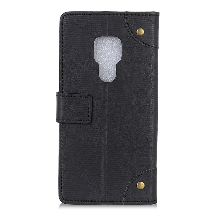 For Motorola Moto G9 / G9 Play / E7 Plus / Lenovo K12 Note Copper Buckle Retro Crazy Horse Texture Horizontal Flip Leather Case with Holder & Card Slots & Wallet