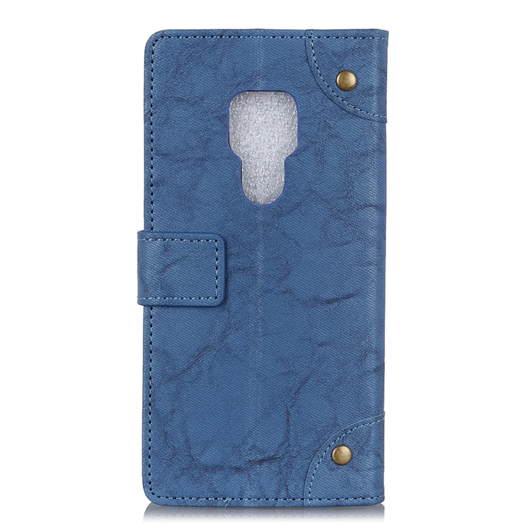 For Motorola Moto G9 / G9 Play / E7 Plus / Lenovo K12 Note Copper Buckle Retro Crazy Horse Texture Horizontal Flip Leather Case with Holder & Card Slots & Wallet