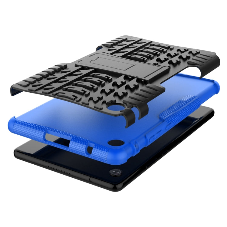 For Huawei MatePad T 8 Tire Texture Shockproof TPU + PC Protective Case with Holder