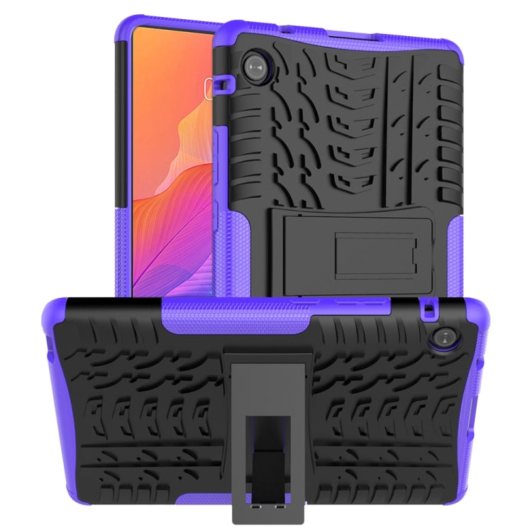 For Huawei MatePad T 8 Tire Texture Shockproof TPU + PC Protective Case with Holder