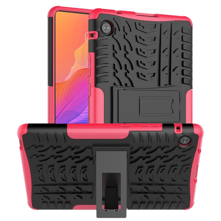 For Huawei MatePad T 8 Tire Texture Shockproof TPU + PC Protective Case with Holder