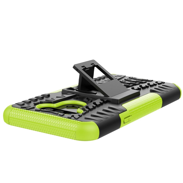 For LG Harmony 4 Tire Texture Shockproof TPU + PC Protective Case with Holder