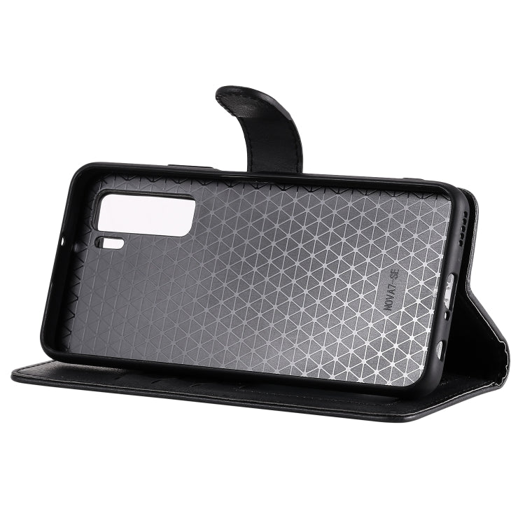 For Huawei Nova 7 SE 2 in 1 Solid Color Detachable PU Leather Case with Card Slots & Magnetic Holder & Photo Frame & Wallet & Strap