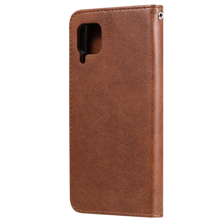 For Huawei P40 Pro 2 in 1 Solid Color Detachable PU Leather Case with Card Slots & Magnetic Holder & Photo Frame & Wallet & Strap