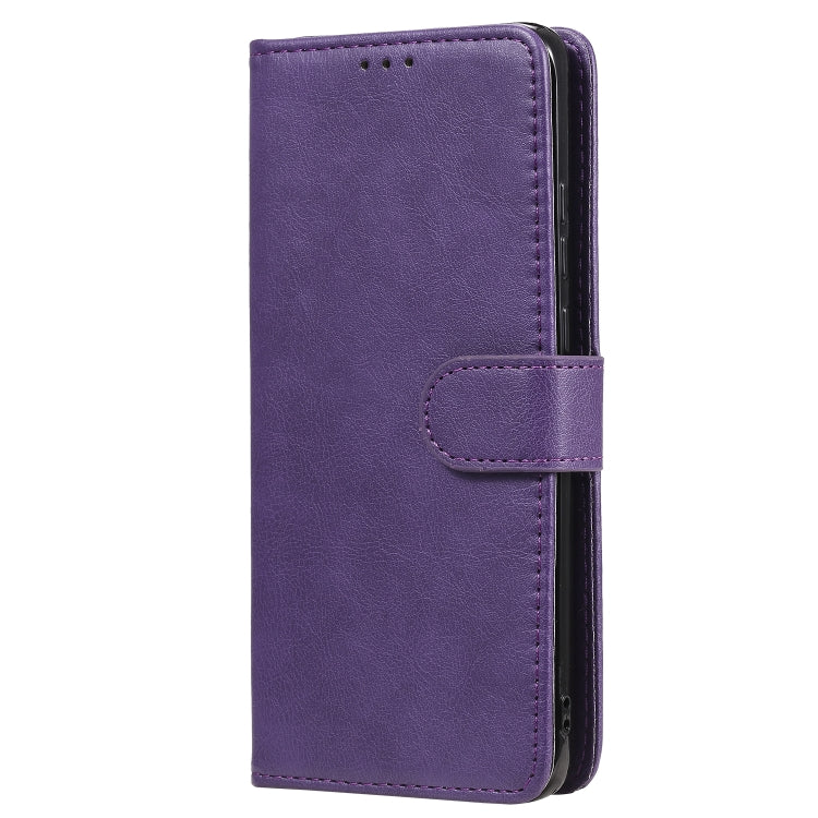 For Huawei P40 Lite 2 in 1 Solid Color Detachable PU Leather Case with Card Slots & Magnetic Holder & Photo Frame & Wallet & Strap