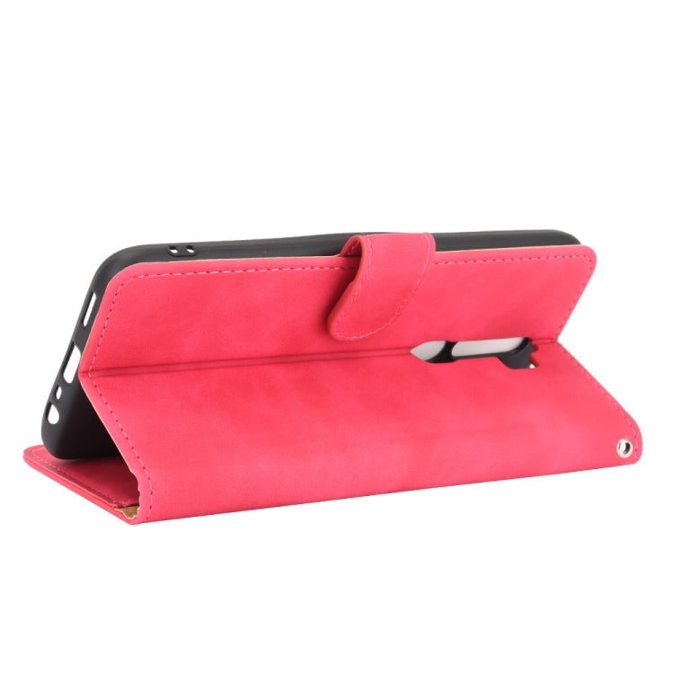 For OPPO A9 (2020) / A11 / A11X / A5 (2020) Solid Color Skin Feel Magnetic Buckle Horizontal Flip Calf Texture PU Leather Case with Holder & Card Slots & Wallet