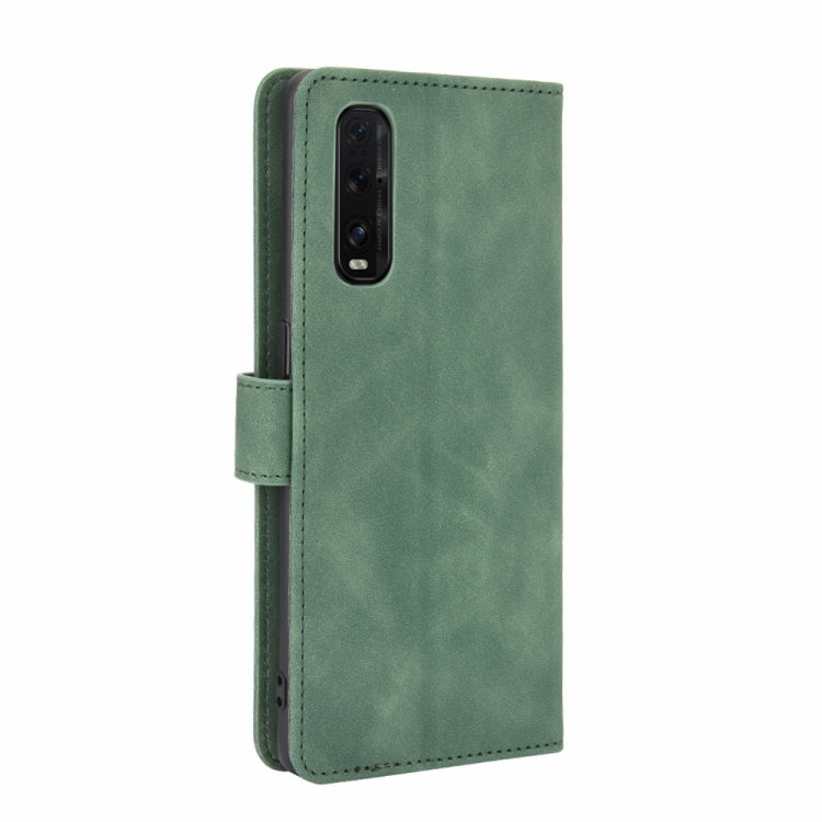 For OPPO Find X2 Solid Color Skin Feel Magnetic Buckle Horizontal Flip Calf Texture PU Leather Case with Holder & Card Slots & Wallet