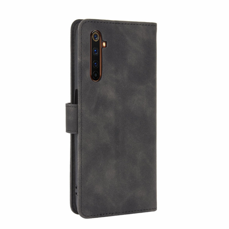 For OPPO Realme 6 Pro Solid Color Skin Feel Magnetic Buckle Horizontal Flip Calf Texture PU Leather Case with Holder & Card Slots & Wallet