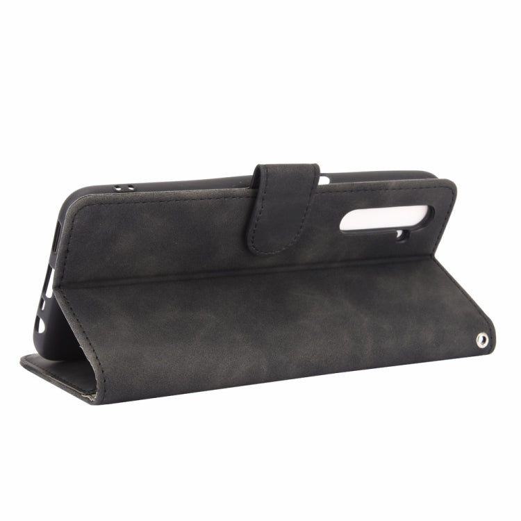 For OPPO Realme 6 Pro Solid Color Skin Feel Magnetic Buckle Horizontal Flip Calf Texture PU Leather Case with Holder & Card Slots & Wallet