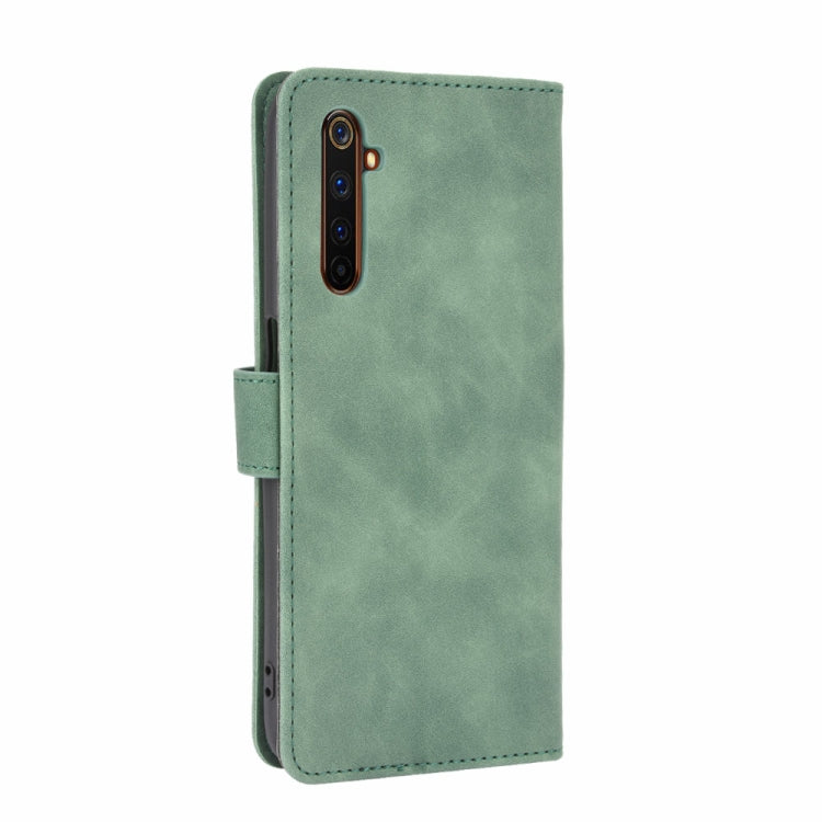 For OPPO Realme 6 Pro Solid Color Skin Feel Magnetic Buckle Horizontal Flip Calf Texture PU Leather Case with Holder & Card Slots & Wallet