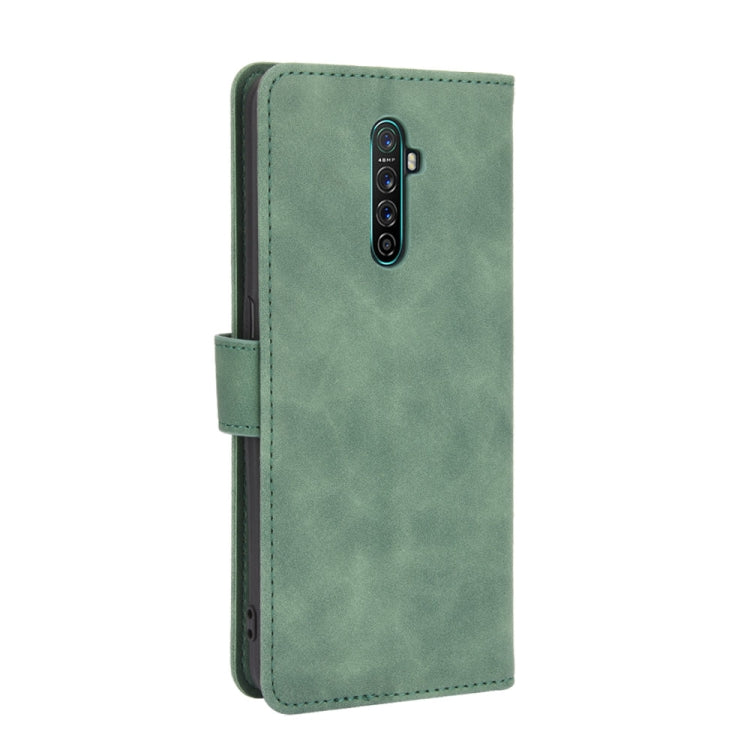 For OPPO Reno Ace / Realme X2 Pro Solid Color Skin Feel Magnetic Buckle Horizontal Flip Calf Texture PU Leather Case with Holder & Card Slots & Wallet