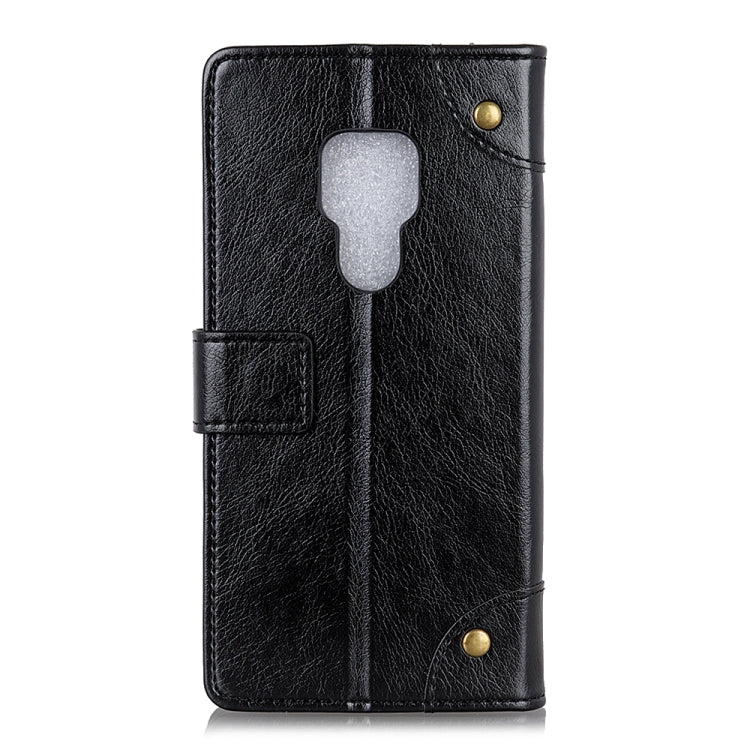 For Motorola Moto G9 Play Copper Buckle Nappa Texture Horizontal Flip Leather Case with Holder & Card Slots & Wallet