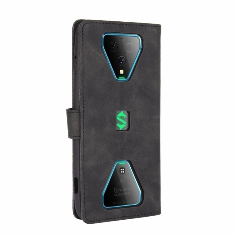 For Xiaomi Black Shark 3 Solid Color Skin Feel Magnetic Buckle Horizontal Flip Calf Texture PU Leather Case with Holder & Card Slots & Wallet