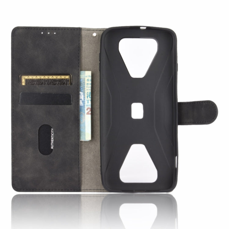 For Xiaomi Black Shark 3 Solid Color Skin Feel Magnetic Buckle Horizontal Flip Calf Texture PU Leather Case with Holder & Card Slots & Wallet