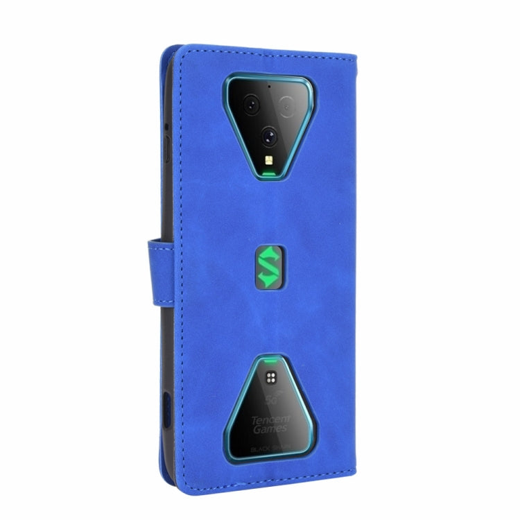 For Xiaomi Black Shark 3 Solid Color Skin Feel Magnetic Buckle Horizontal Flip Calf Texture PU Leather Case with Holder & Card Slots & Wallet